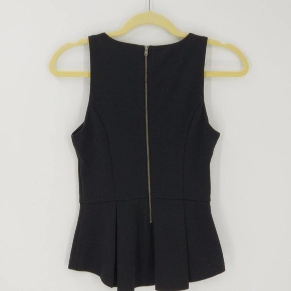 Urban Outfitters Staring At Stars Black Embroidered Lace Peplum Top Black Size S - Picture 3 of 7